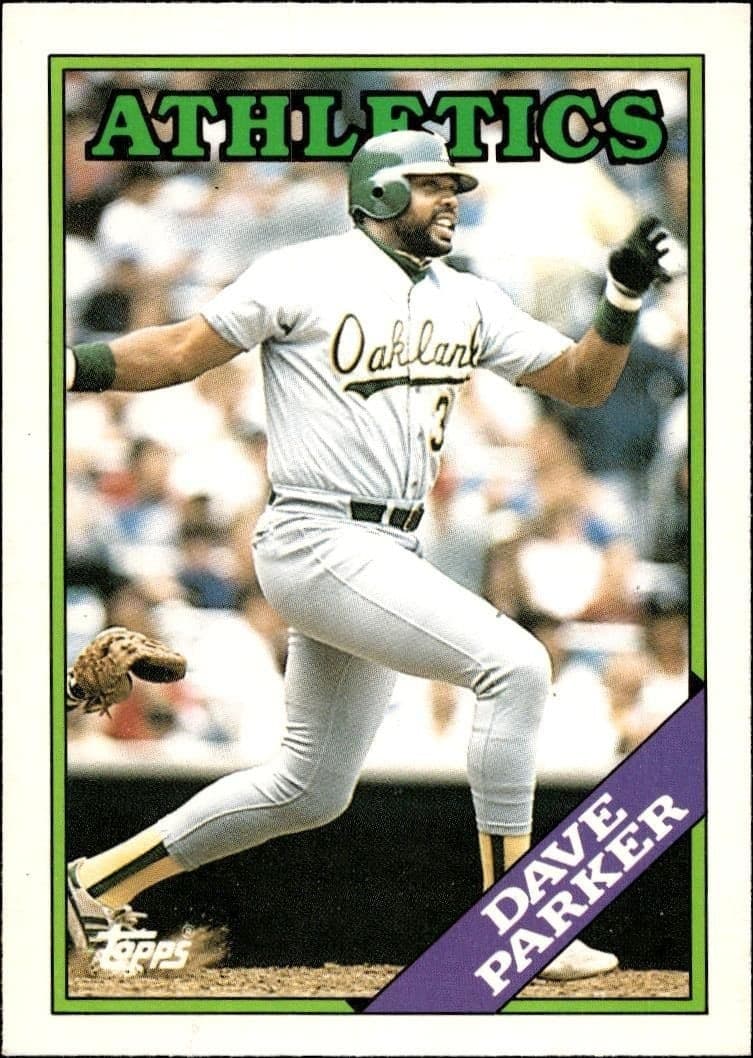 1988 Topps Traded Dave Parker #81T trading card