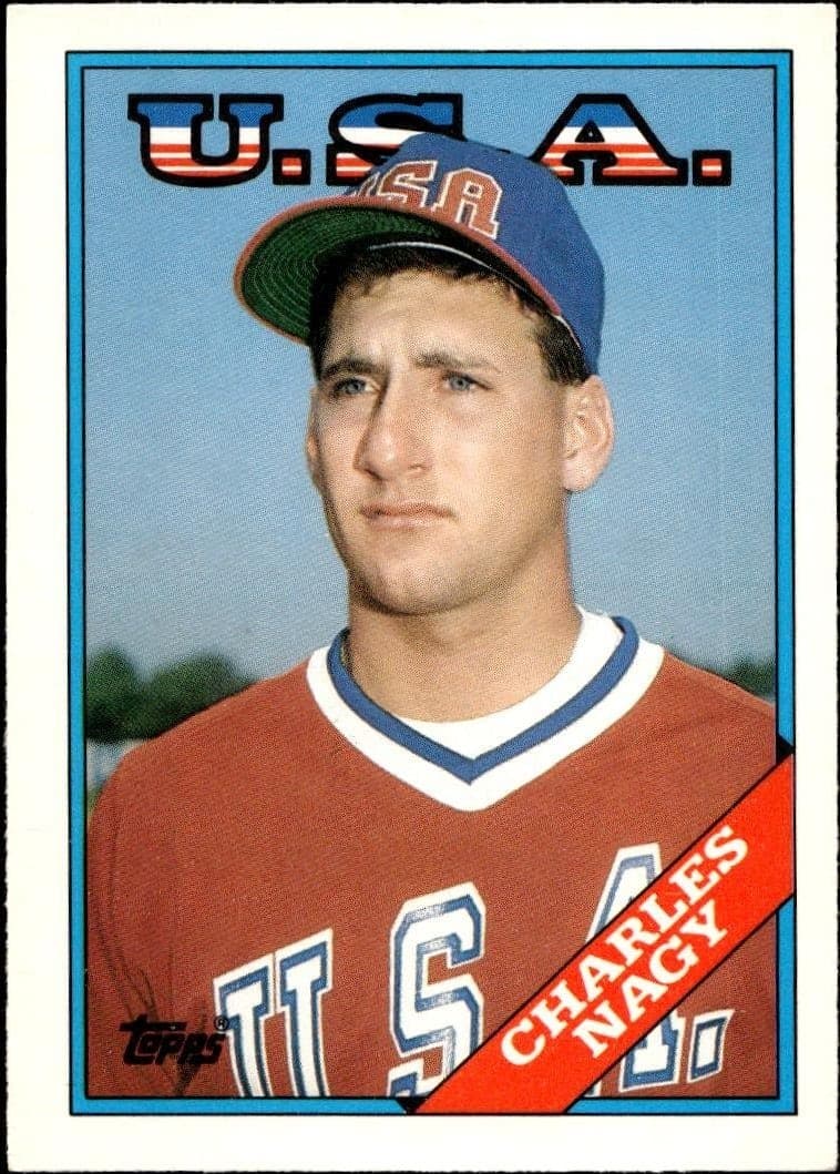 1988 Topps Traded Charles Nagy #74T trading card