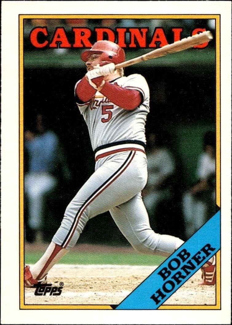 1988 Topps Traded Bob Horner #50T trading card