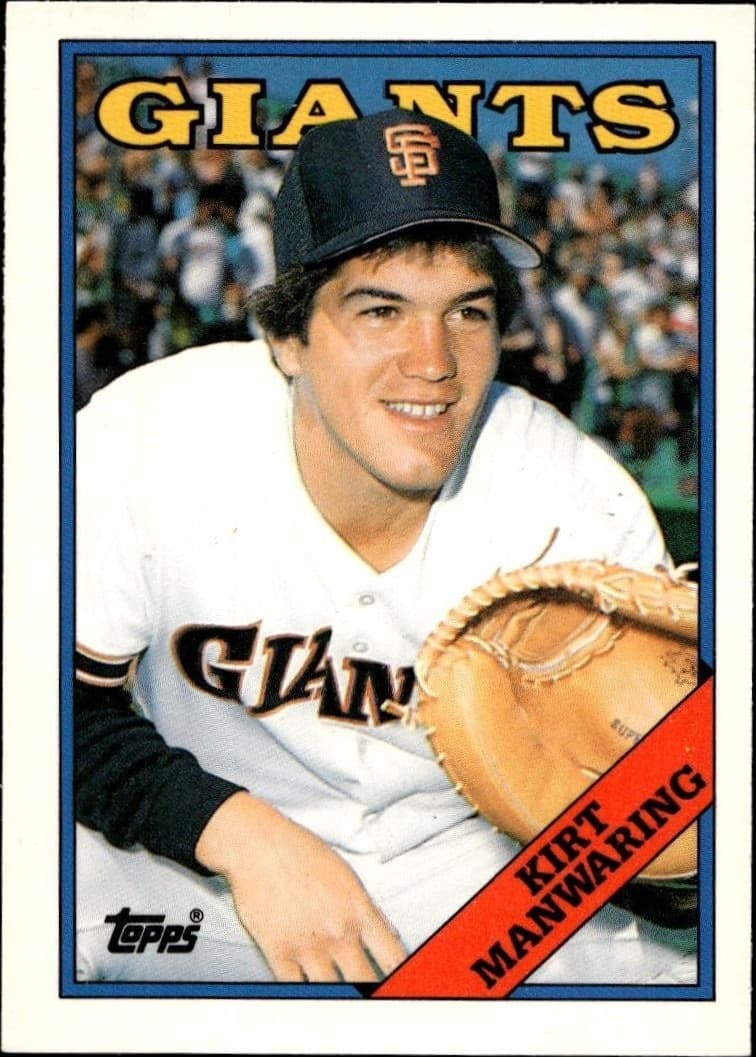 1988 Topps Traded Kirt Manwaring #64T trading card