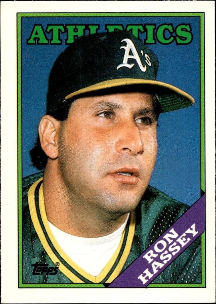 1988 Topps Traded Ron Hassey #46T trading card