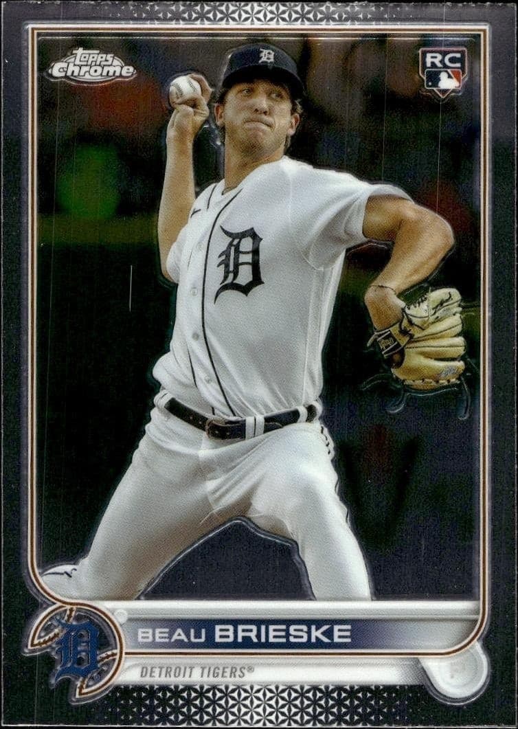 2022 Topps Chrome Update Beau Brieske #USC147 trading card