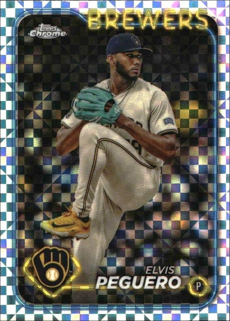 2024 Topps Chrome Update Series Elvis Peguero #USC63 trading card
