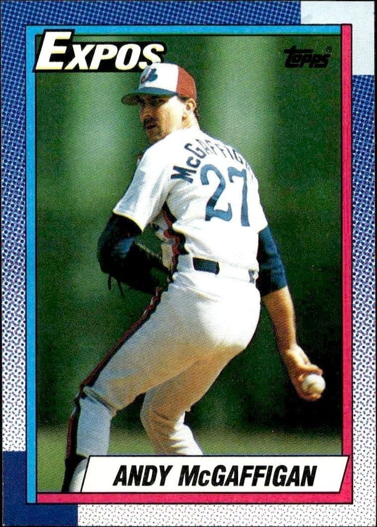 1990 Topps Andy McGaffigan #559 trading card