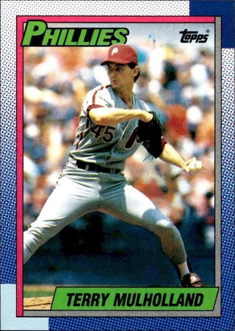 1990 Topps Terry Mulholland #657 baseball trading card front