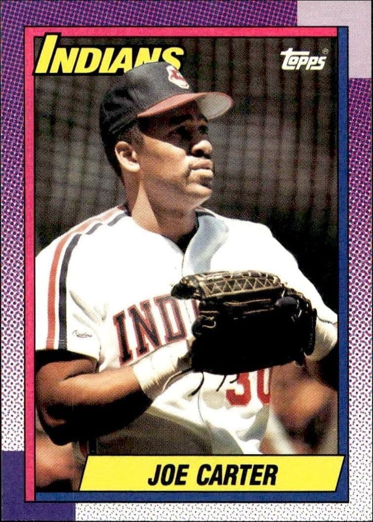 1990 Topps Joe Carter #580 trading card