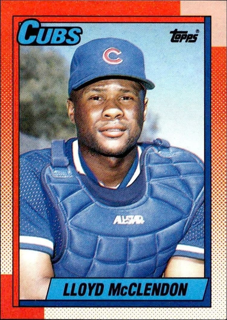 1990 Topps Lloyd McClendon #337 baseball trading card front