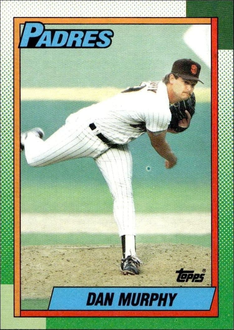 1990 Topps Dan Murphy #649 baseball trading card front