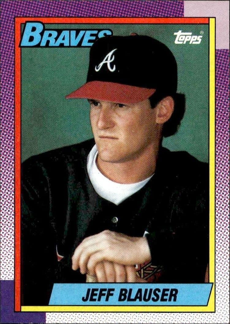 1990 Topps Jeff Blauser #251 trading card