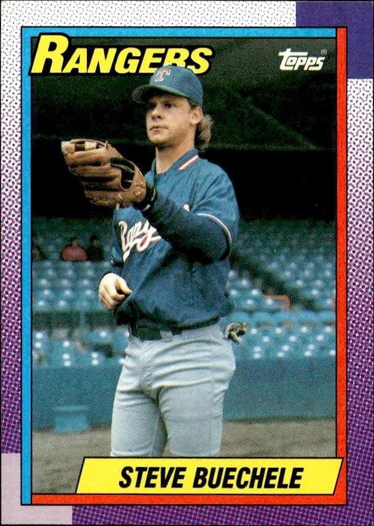 1990 Topps Steve Buechele #279 trading card
