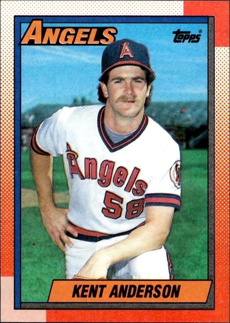 1990 Topps Kent Anderson #16 baseball trading card front