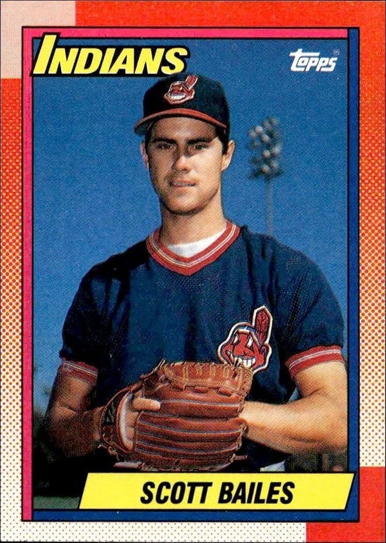 1990 Topps Scott Bailes #784 trading card
