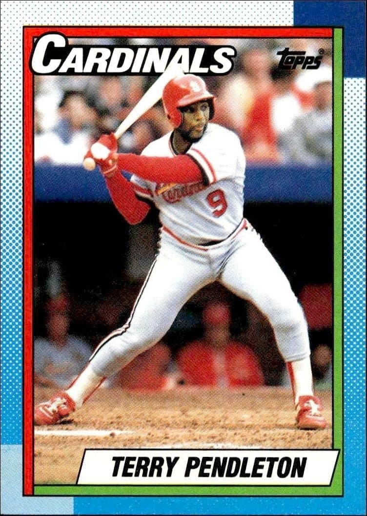 1990 Topps Terry Pendleton #725 trading card