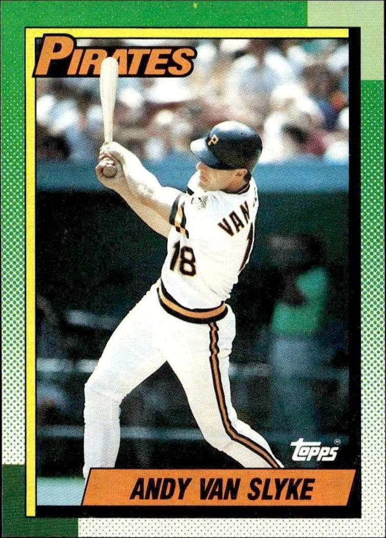 1990 Topps Andy Van Slyke #775 trading card