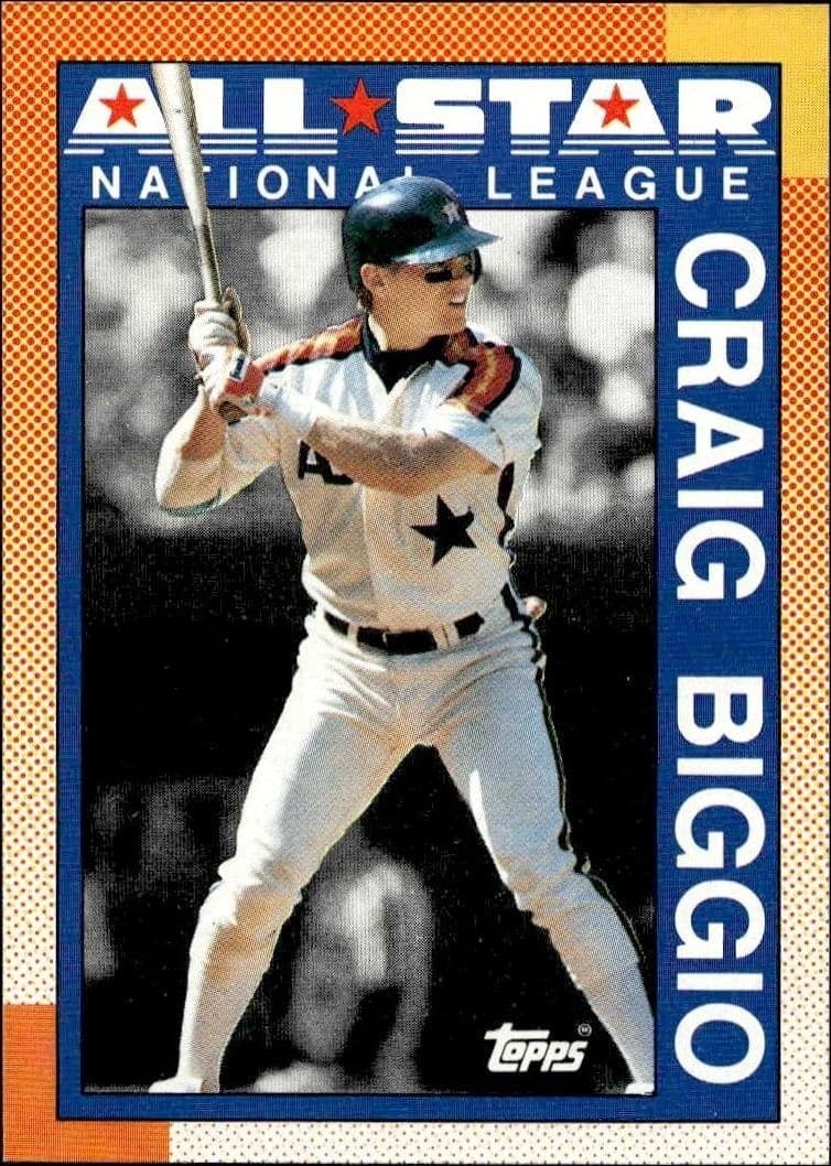 1990 Topps Craig Biggio #404 trading card