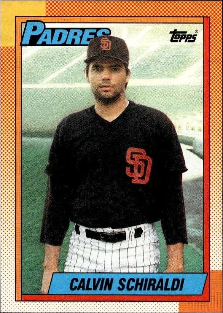 1990 Topps Calvin Schiraldi #693 trading card