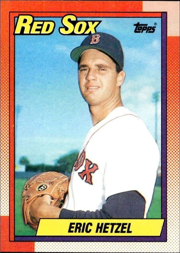 1990 Topps Eric Hetzel #629 trading card