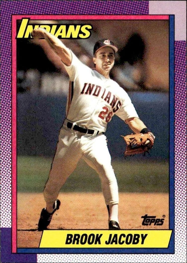 1990 Topps Brook Jacoby #208 trading card