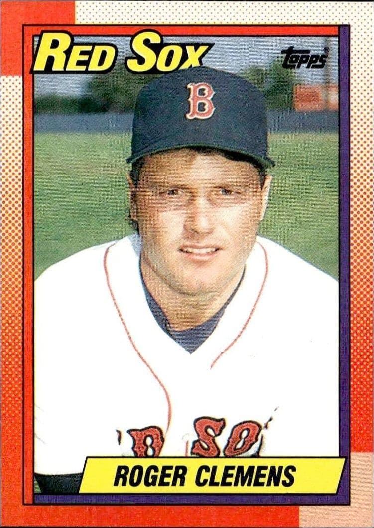 1990 Topps Roger Clemens #245 trading card