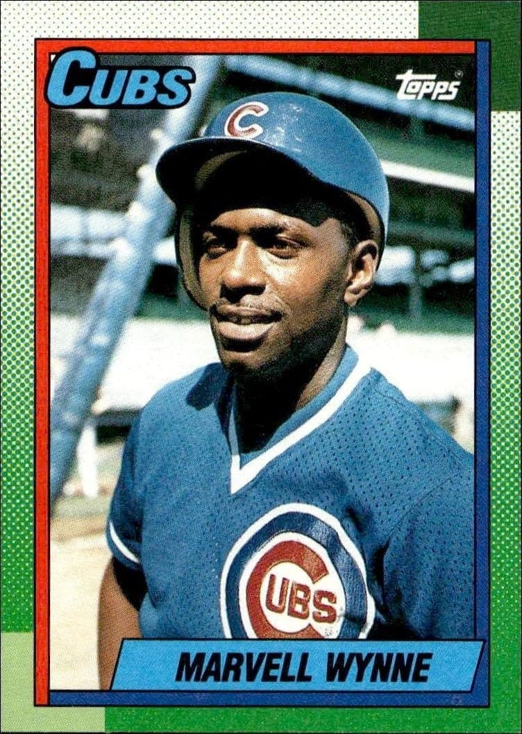 1990 Topps Marvell Wynne #256 trading card