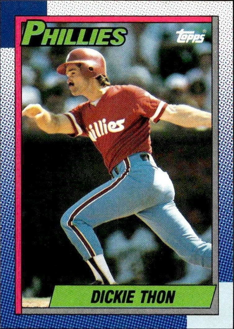 1990 Topps Dickie Thon #269 trading card