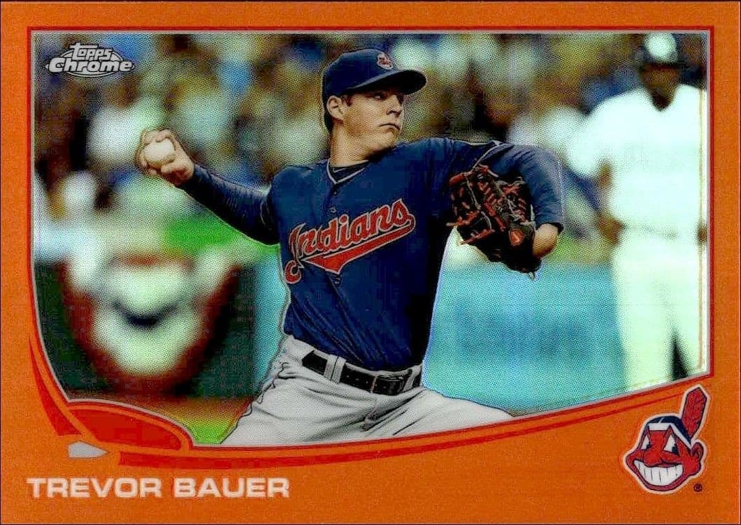 2013 Topps Chrome Trevor Bauer #9 trading card