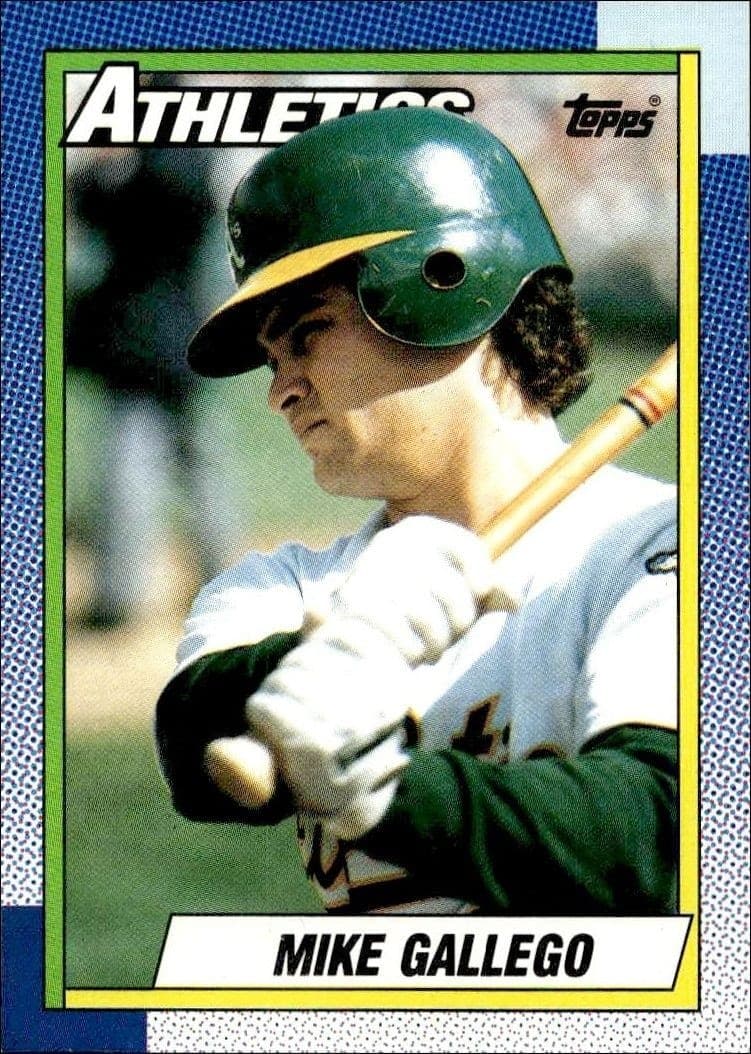 1990 Topps Mike Gallego #293 trading card