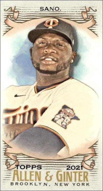 2021 Topps Allen & Ginter Miguel Sano #173 trading card