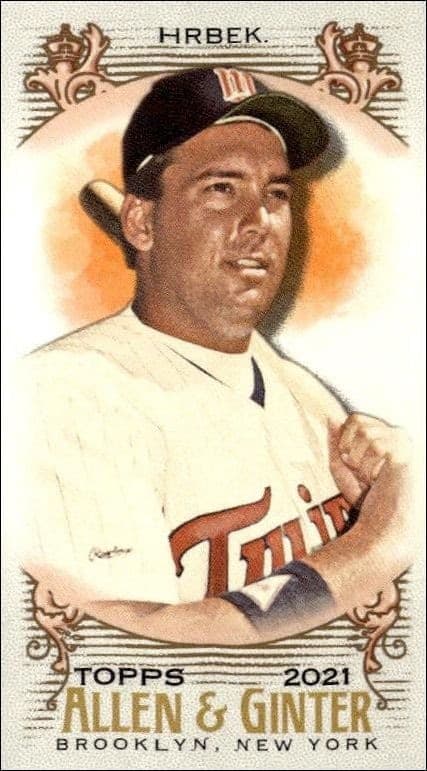 2021 Topps Allen & Ginter Kent Hrbek #338 trading card