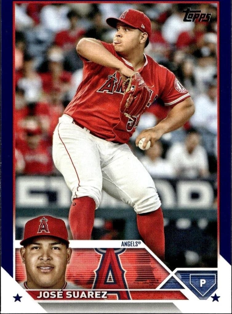 2023 Topps Series 2 Jose Suarez #609 trading card