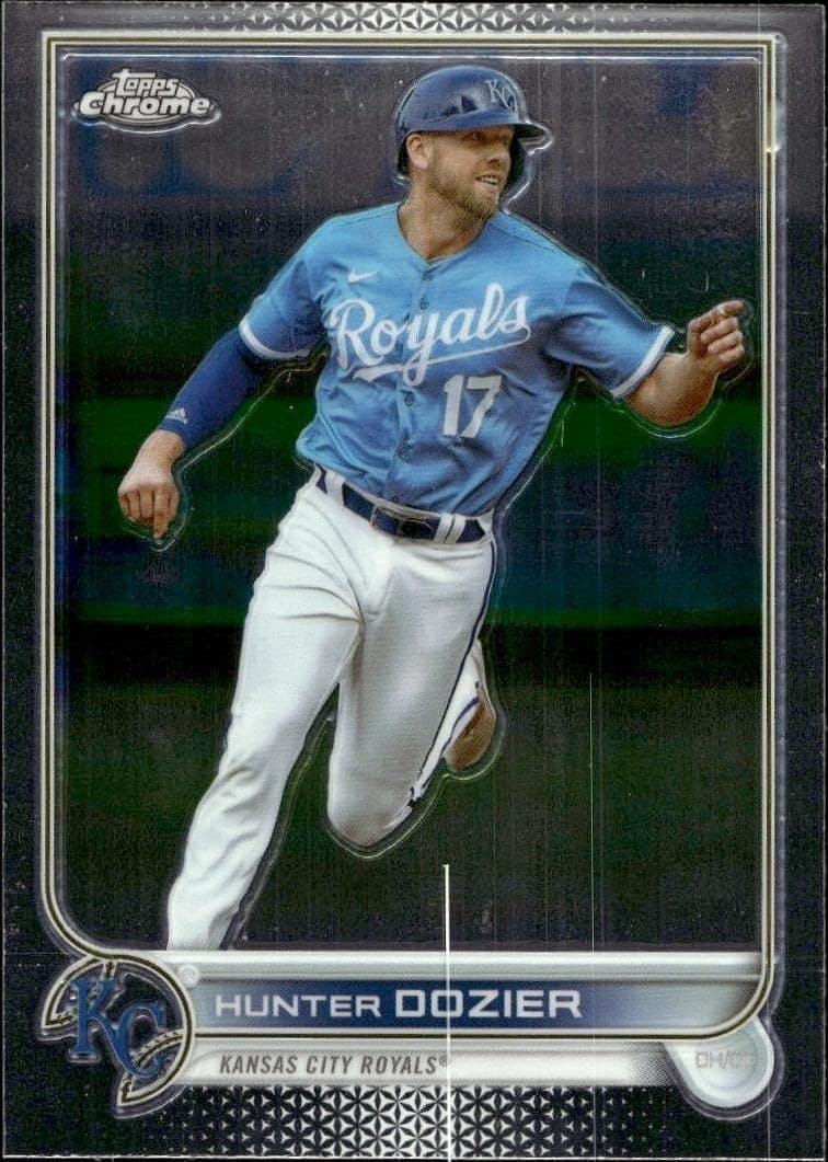 2022 Topps Chrome Update Hunter Dozier #USC133 trading card