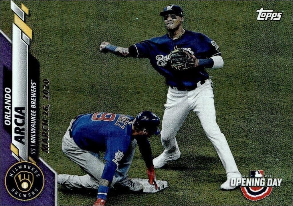 2020 Topps Opening Day Orlando Arcia #82 trading card