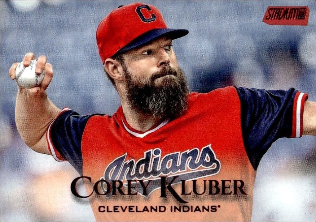 2019 Topps Stadium Club Corey Kluber #92 trading card