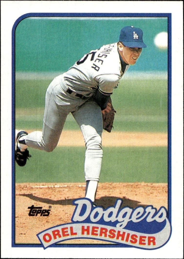 1989 Topps Orel Hershiser #550 trading card