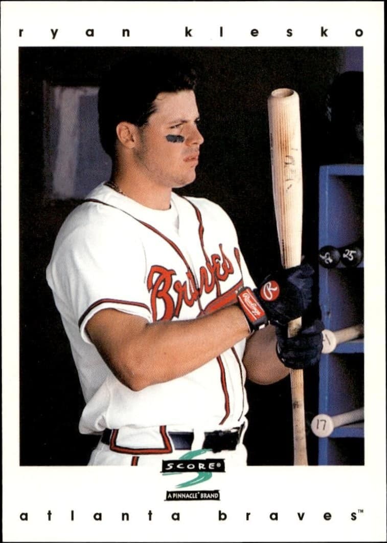 1997 Pinnacle Score Ryan Klesko #7 trading card