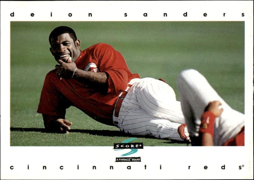 1997 Pinnacle Score Deion Sanders #431 trading card
