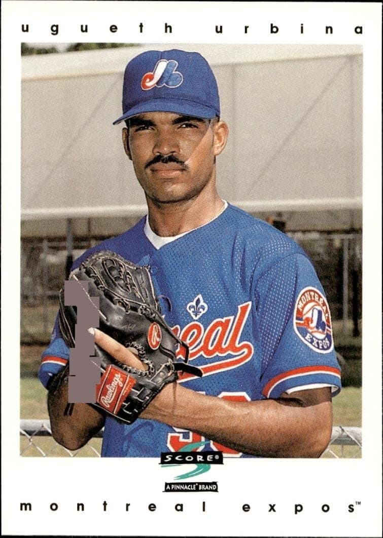 1997 Pinnacle Score Ugueth Urbina #86 baseball trading card front