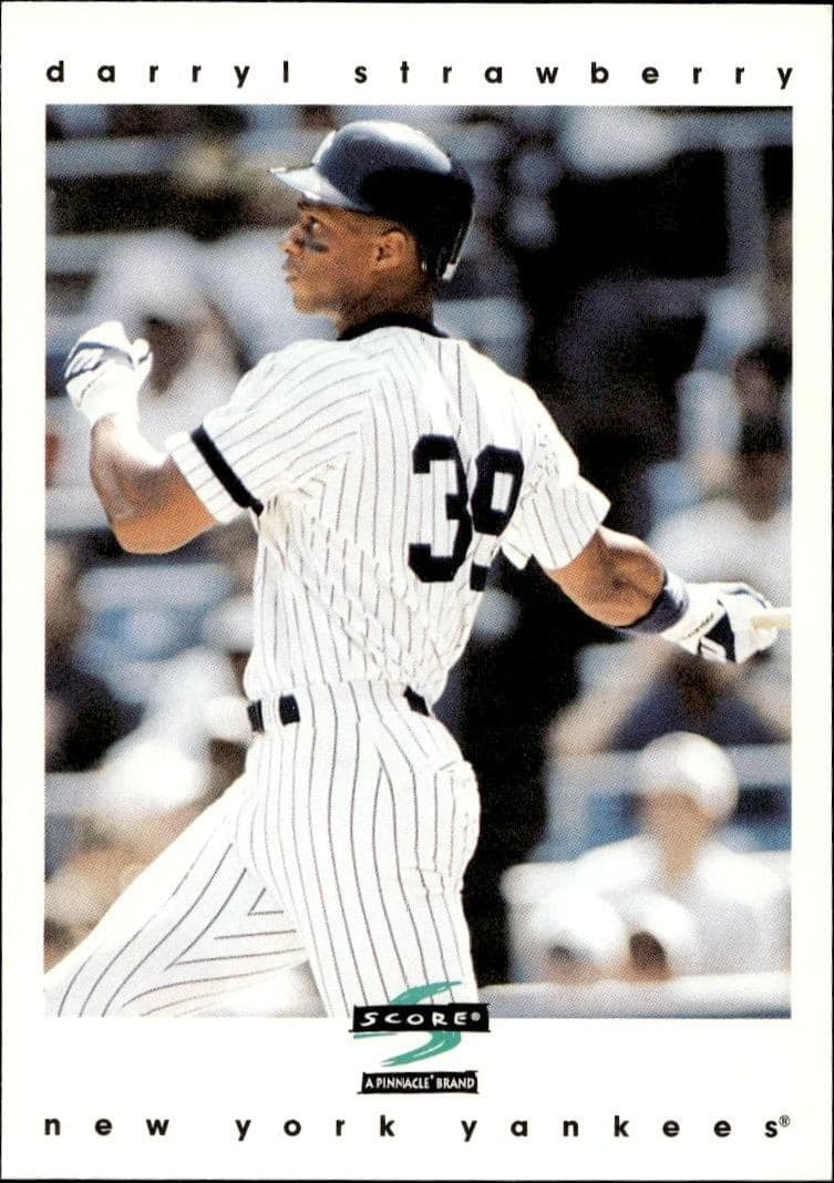 1997 Pinnacle Score Darryl Strawberry #79 trading card