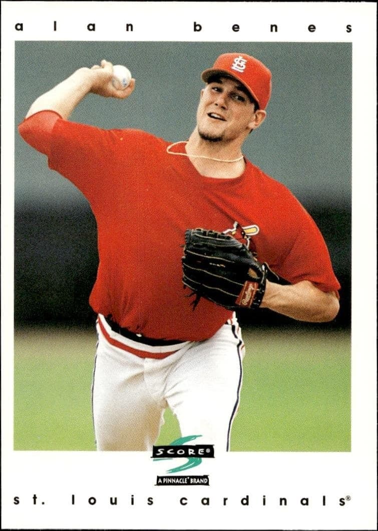 1997 Pinnacle Score Alan Benes #84 baseball trading card front