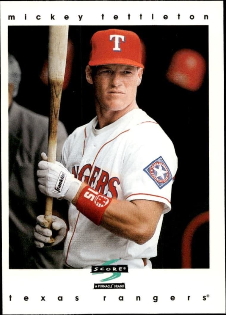 1997 Pinnacle Score Mickey Tettleton #1 baseball trading card front
