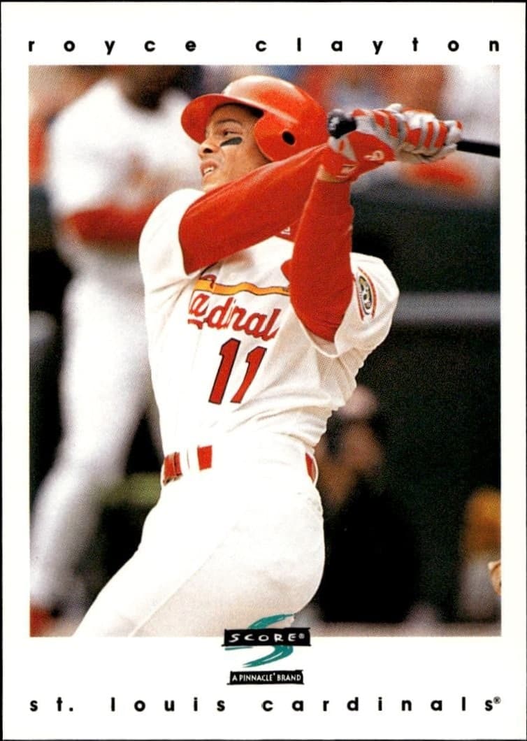 1997 Pinnacle Score Royce Clayton #291 baseball trading card front