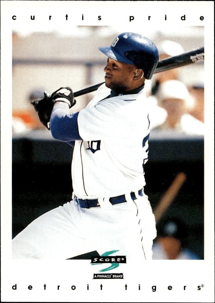 1997 Pinnacle Score Curtis Pride #217 baseball trading card front