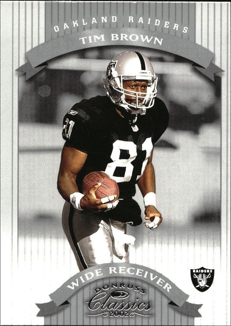 2002 Donruss Classics Tim Brown #83 trading card