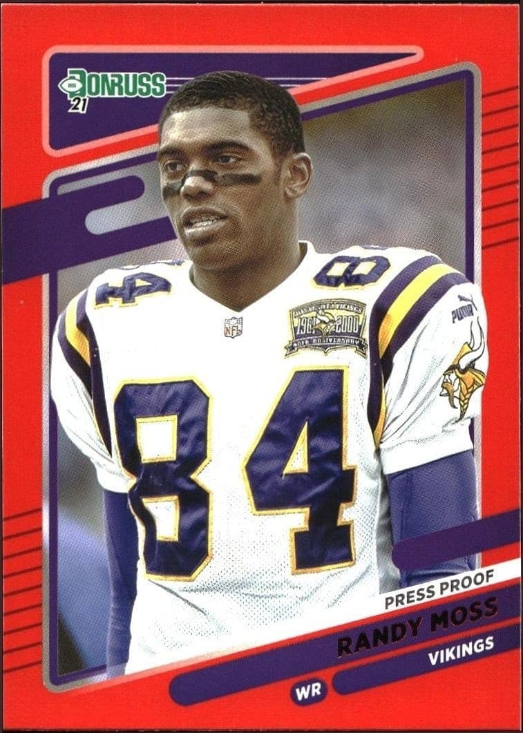 2021 Panini Donruss Randy Moss #128 trading card