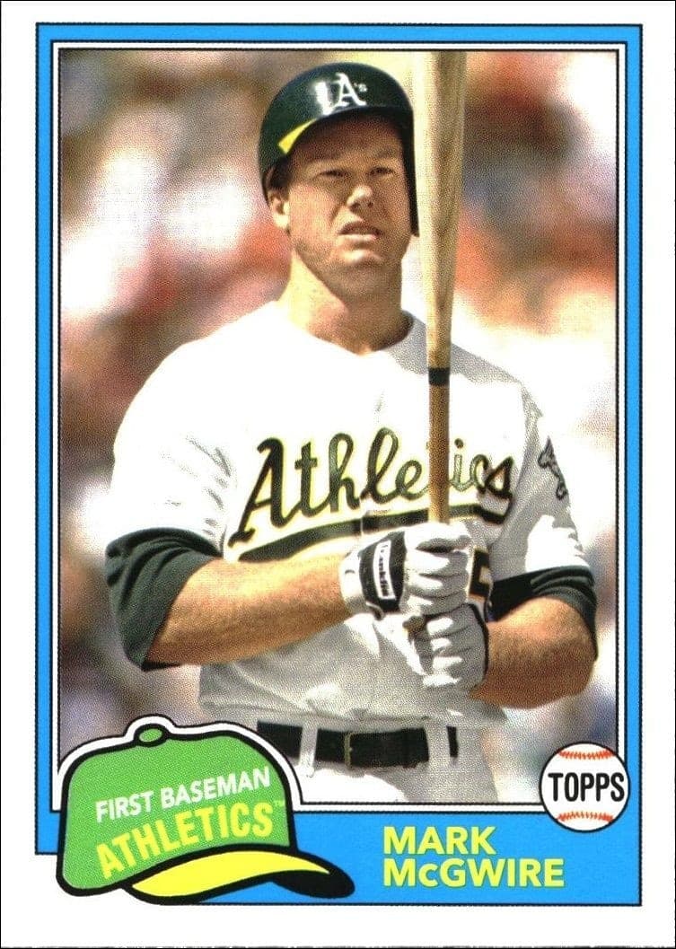 2018 Topps Archives Mark McGwire #275 trading card