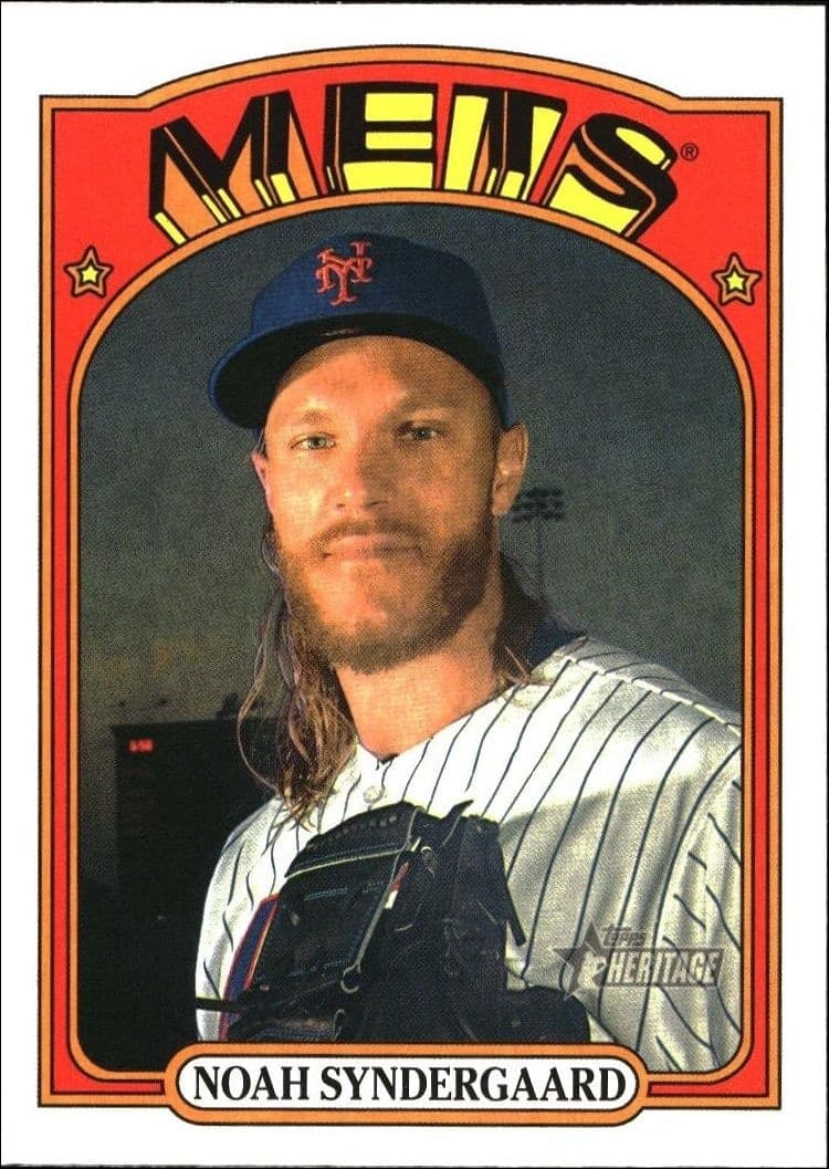 2021 Topps Heritage Noah Syndergaard #290 trading card