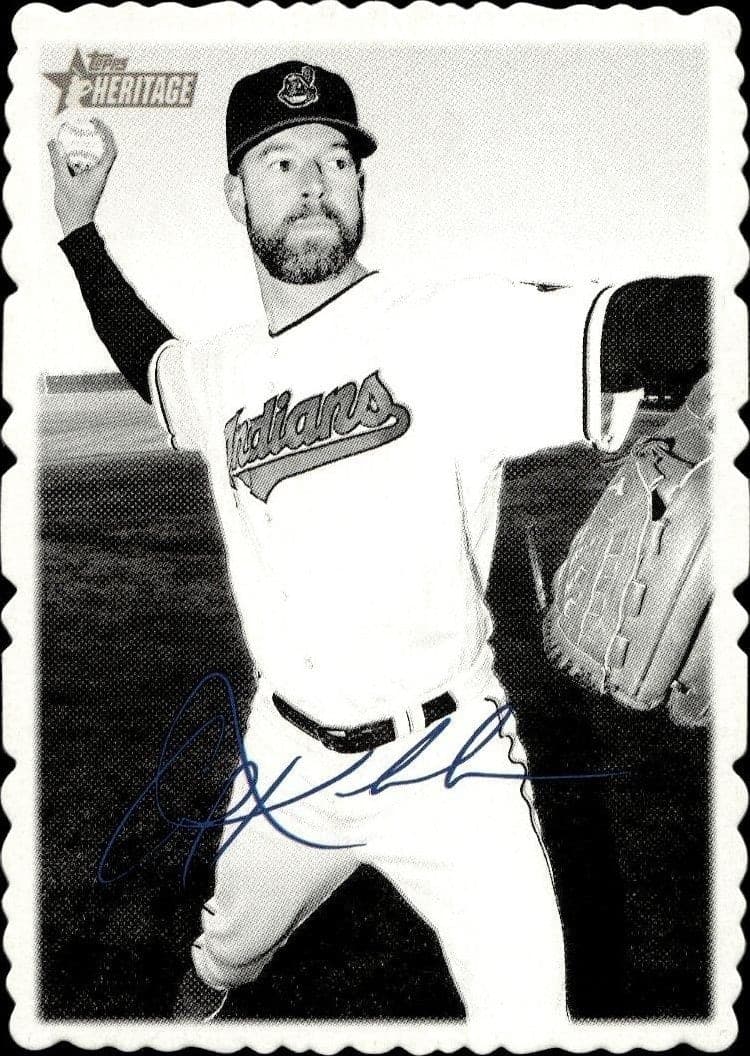 2018 Topps Heritage Corey Kluber #9 trading card