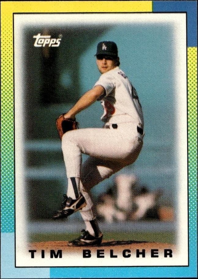 1990 Topps Minis Tim Belcher #57 trading card