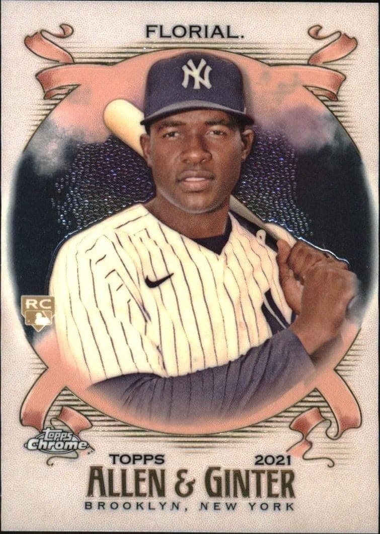 2021 Topps Allen & Ginter Chrome Estevan Florial #268 trading card