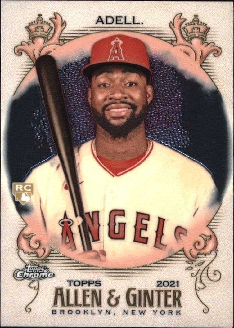 2021 Topps Allen & Ginter Chrome Jo Adell #142 trading card